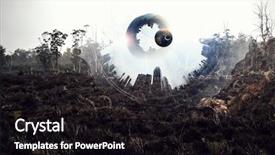  Presentation with hud abstract polygonal space blue - Audience pleasing PPT theme consisting of abstract space background mixed media backdrop and a wine colored foreground