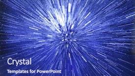  Presentation with blue abstract - PPT theme with abstract speed effect blue background background and a navy blue colored foreground