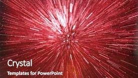  Presentation with speed - Slide deck featuring abstract speed effect red background background and a tawny brown colored foreground