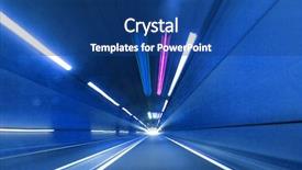  Presentation with speed - Presentation theme enhanced with auto mobile tools - abstract speed motion in urban background and a  colored foreground