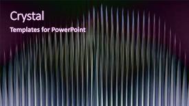  Presentation with purple - Slides enhanced with abstract spike pattern on purple background and a  colored foreground