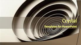  Presentation with spring - PPT theme having abstract spring background and a tawny brown colored foreground