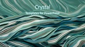  Presentation with dark blue fabric texture dark - Amazing slide set having abstract striped texture fabric background backdrop and a ocean colored foreground