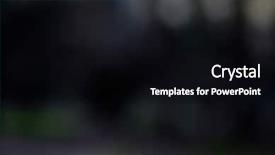  Presentation with gloomy - Amazing slide deck having abstract subtle background of lens backdrop and a black colored foreground