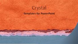  Presentation with blue abstract - PPT theme consisting of abstract-sunset-or-sunrise-landscape background and a red colored foreground