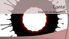  Presentation with syrup - Slide set with abstract surface background of chocolate syrup leaking isolated on white background and a soft green colored foreground