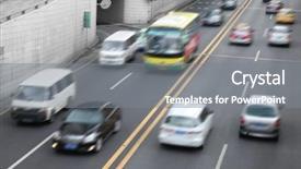  Presentation with columns ancient roman road city - PPT layouts consisting of abstract taxi - guangzhou city traffic road background and a  colored foreground