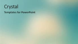  Presentation with teal - Presentation theme featuring abstract teal and sepia blurred background and a light blue colored foreground