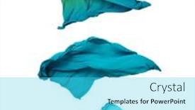  Presentation with teal - PPT layouts with abstract-teal-fabric-in-motion background and a cyan colored foreground
