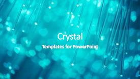  Presentation with abstract blue technology - PPT layouts featuring abstract technology - blue fiber optics background background and a teal colored foreground