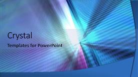  Presentation with abstract blue technology - Slide set enhanced with abstract technology background in blue background and a teal colored foreground