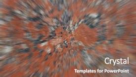  Presentation with abstract art - Amazing theme having abstract texture art effect using backdrop and a violet colored foreground