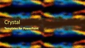  Presentation with digital art - Presentation theme featuring abstract-texture-colorful-digital-art background and a tawny brown colored foreground