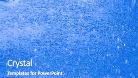 Presentation with abstract blue texture - Theme featuring abstract texture heavy rain falling background and a cobalt blue colored foreground