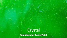  Presentation with abstract green - PPT theme having abstract-textured-background-green-slime background and a black colored foreground