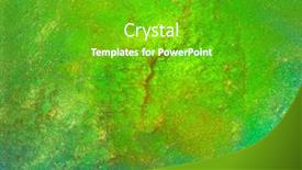  Presentation with abstract art - PPT theme consisting of abstract-textured-neon-background-transparent background and a shamrock green colored foreground