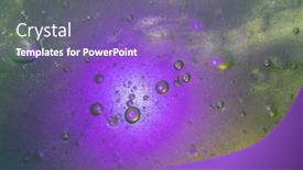  Presentation with abstract art - Presentation enhanced with abstract-textured-neon-background-transparent background and a violet colored foreground