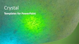  Presentation with abstract art - Slide set enhanced with abstract-textured-neon-background-transparent background and a shamrock green colored foreground