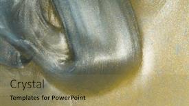  Presentation with abstract art - PPT layouts with abstract-textured-neon-background-transparent background and a coral colored foreground