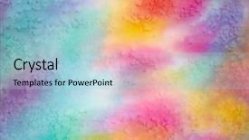 Presentation with tie - Amazing slides having abstract tie dyed blurred background backdrop and a light blue colored foreground