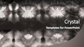  Presentation with tie dye - PPT theme with abstract tie dyed fabric background background and a dark gray colored foreground