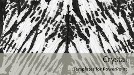  Presentation with tie dye - Theme enhanced with abstract tie dyed fabric background background and a light gray colored foreground
