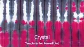  Presentation with tie dye - Beautiful theme featuring abstract tie dyed fabric background backdrop and a violet colored foreground