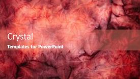  Presentation with tie - PPT theme enhanced with abstract-tie-dyed-fabric-background background and a coral colored foreground