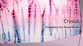  Presentation with dye pollution blend abstract - Cool new presentation with abstract tie dyed fabric background backdrop and a lemonade colored foreground