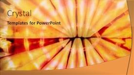  Presentation with tie - Colorful slides enhanced with abstract-tie-dyed-fabric-background backdrop and a yellow colored foreground