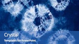  Presentation with tie dye - Cool new slides with abstract tie dyed fabric background backdrop and a teal colored foreground