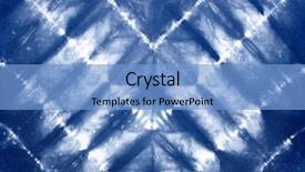  Presentation with tie dye - Presentation theme having abstract tie dyed fabric background background and a light blue colored foreground