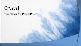  Presentation with tie - Presentation design with indigo - abstract tie dyed fabric background background and a white colored foreground