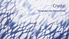  Presentation with tie dye - Presentation consisting of abstract tie dyed fabric background background and a sky blue colored foreground