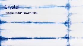  Presentation with tie dye - PPT theme having abstract tie dyed fabric background background and a sky blue colored foreground