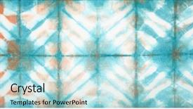  Presentation with tie dye - Slide deck featuring abstract tie dyed fabric background background and a sky blue colored foreground