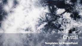  Presentation with tie dye - Slide set with abstract tie dyed fabric background background and a gray colored foreground