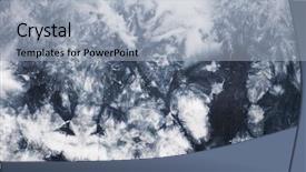  Presentation with fabric - Slides with abstract tie dyed fabric background background and a light blue colored foreground