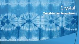  Presentation with tie dye - Amazing PPT layouts having abstract tie dyed fabric background backdrop and a teal colored foreground