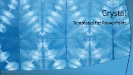  Presentation with tie dye - Cool new slide set with abstract tie dyed fabric background backdrop and a light blue colored foreground