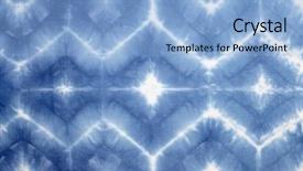  Presentation with tie dye - Presentation design consisting of abstract tie dyed fabric background background and a light blue colored foreground