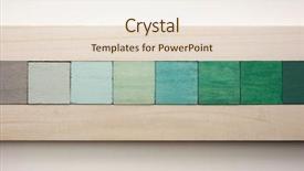  Presentation with title - Audience pleasing PPT layouts consisting of abstract title back with colored backdrop and a sky blue colored foreground