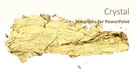  Presentation with torn paper - Audience pleasing theme consisting of abstract-torn-piece-of-patal backdrop and a cream colored foreground