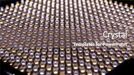  Presentation with transparent screen - Presentation with abstract transparent white led screen background and a gray colored foreground