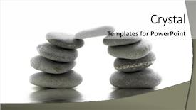  Presentation with stones - Theme consisting of abstract triumphal arch background and a white colored foreground