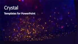 Presentation with format for abstract - Cool new presentation theme with abstract twinkled glittering christmas background backdrop and a navy blue colored foreground