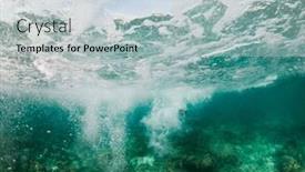  Presentation with clear - PPT layouts having abstract-underwater-background-of-clear background and a light blue colored foreground