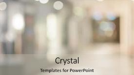  Presentation with urban buildings - Theme consisting of abstract urban background with blurred background and a soft green colored foreground