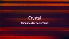  Presentation with video background - PPT theme having abstract video red - glitch background of broken lcd background and a wine colored foreground