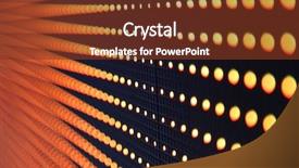  Presentation with led lights - Audience pleasing theme consisting of abstract video red - perspective view of row backdrop and a tawny brown colored foreground